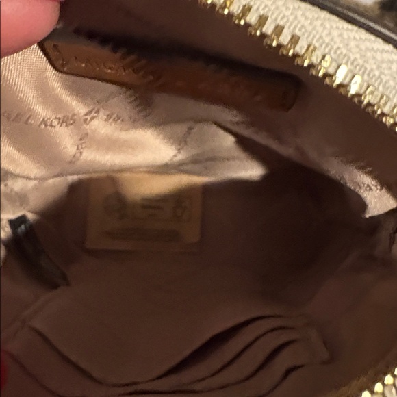 Michael Kors Beige and Brown Crossbody Bag - Picture 10 of 14